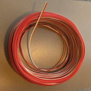 Losse 3-aderige kabel tbv CCT LED strip, per mtr