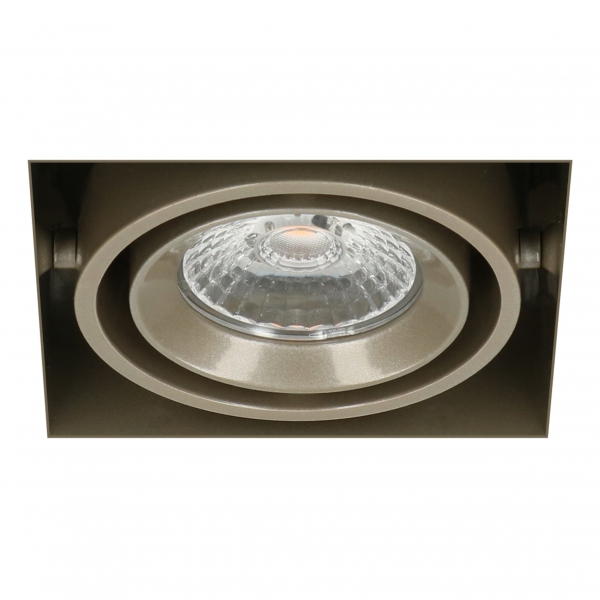 LED Square Trimless inbouwspot 1-Lichts (gratis driver) - Pearl grey - Afbeelding 4