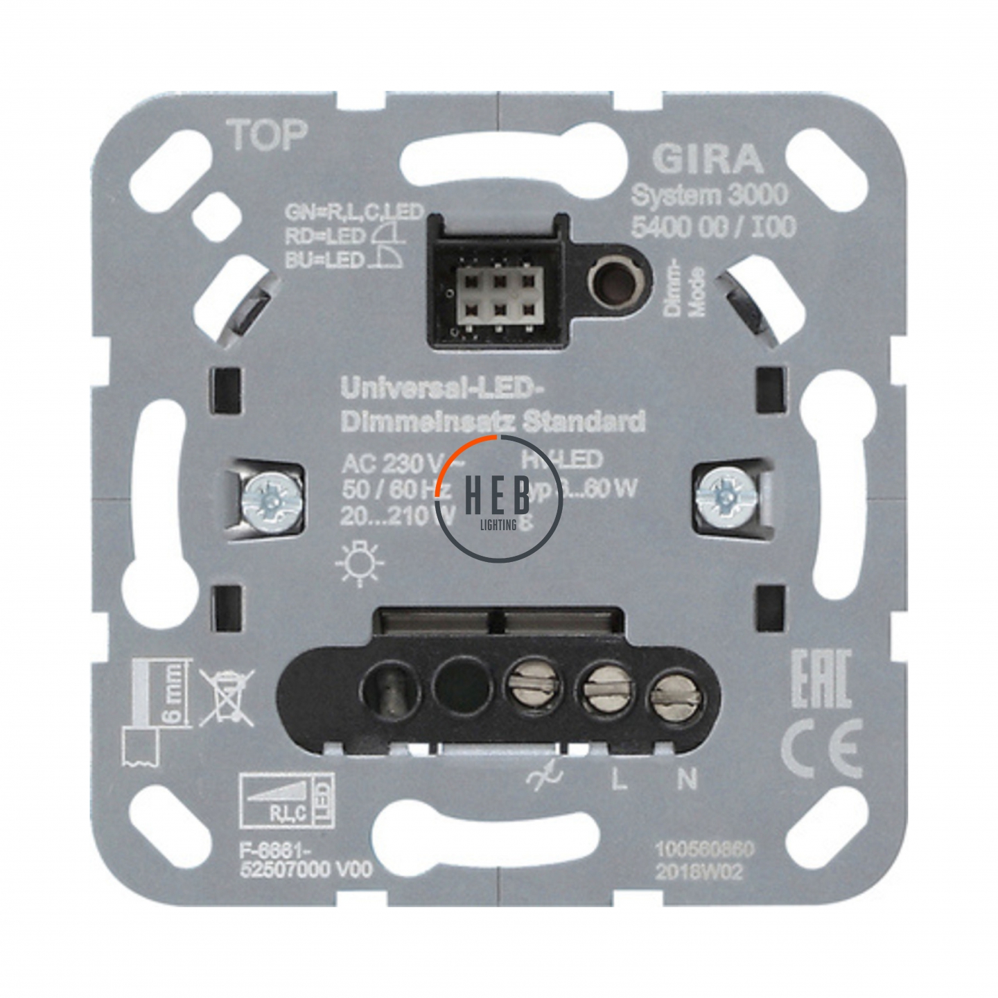 DALI dimmer DDAS HEB lighting